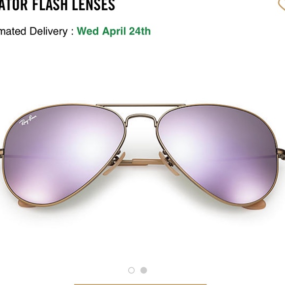 Ray-Ban Accessories - Violet Relfective Ray-Bans